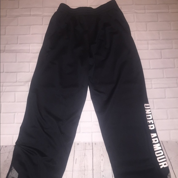 Boys Black White Athletic Pants Yxl 